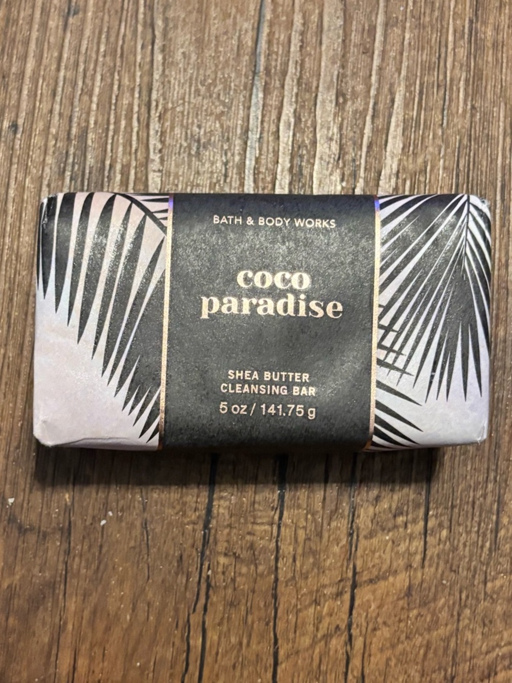 Bath & Body Works Coco Paradise Shea Butter Cleansing Bar - Pink, Black & Gold